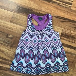 Girls purple faded glory tank top size 6-6x